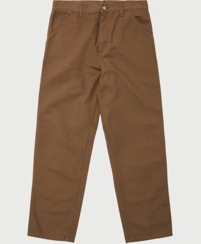 Carhartt WIP Trousers SINGLE KNEE I026463 Brown